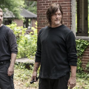 The Walking Dead 11: Norman Reedus in una scena della seconda parte dell'ultima stagione