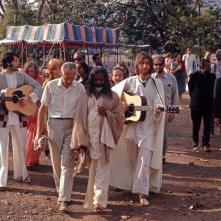 In India con i Beatles: una scena del documentario