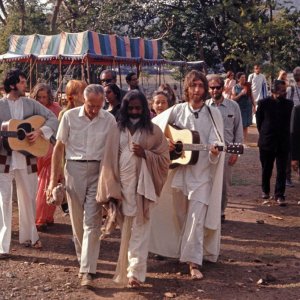 In India con i Beatles: una scena del documentario