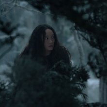 No Exit: Havana Rose Liu in una scena del film