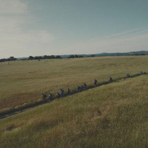 Sul sentiero Blu: una sequenza del film