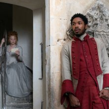 Cyrano: Kelvin Harrison Jr e Haley Bennett in una sequenza