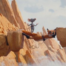 Lizzy e Red, amici per sempre: una scena del film animato