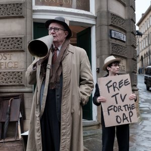 Il ritratto del Duca: Jim Broadbent in una sequenza del film