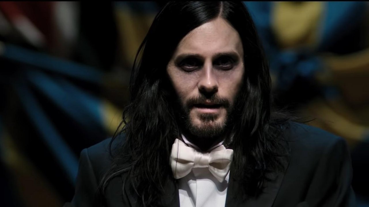 Jared Leto in una scena di Morbius