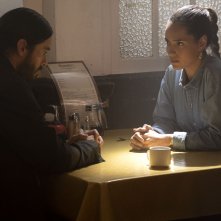 Morbius: Jared Leto e Adria Arjona in una scena
