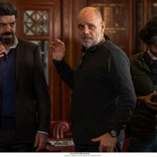 Corro da te: Pierfrancesco Favino e il regista Riccardo Milani sul set