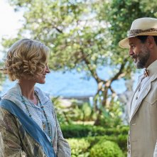 Hotel Portofino: Natascha McElhone e Daniele Pecci in una scena della serie