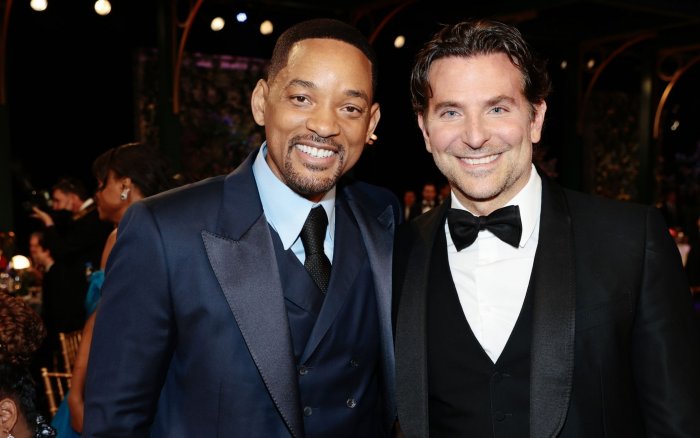 Will Smith cita Bradley Cooper nel suo discorso: "Così bello che non riesco a concentrarmi"