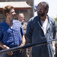 Altrimenti ci arrabbiamo: Edoardo Pesce e Alessandro Roja in una scena