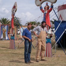 Altrimenti ci arrabbiamo: Edoardo Pesce e Alessandro Roja in una sequenza del film