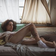 Calcinculo: Andrea Carpenzano durante una scena del film