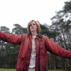 Spencer: Kristen Stewart in una scena