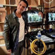 Teen Wolf: The Movie, Tyler Posey in posa sul set