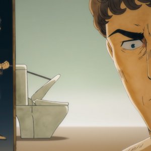 Thermae Romae Novae: una divertente scena della serie