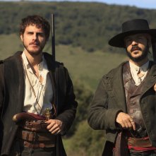 Il muto di Gallura: Andrea Arcangeli e Marco Bullitta in una scena del film