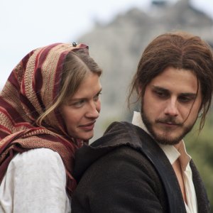 Il muto di Gallura: Andrea Arcangeli e Syama Rayner in una scena del film