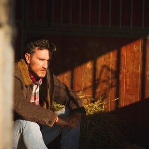 La ballata dei gusci infranti: Samuele Sbrighi durante una scena del film