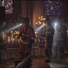 Notre-Dame in fiamme: un frame del film