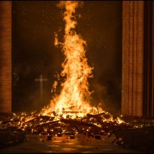 Notre-Dame in fiamme: una foto del film