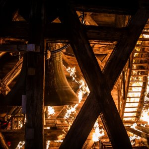 Notre-Dame in fiamme: una foto