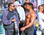 Creed 3: Jonathan Majors e Michael B. Jordan nelle nuove foto dal set