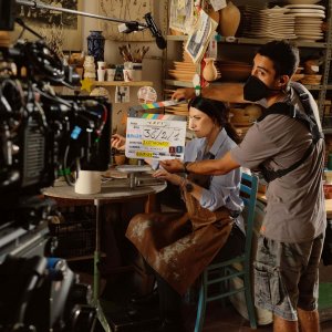 Laura Pausini - Piacere di conoscerti: un momento sul set