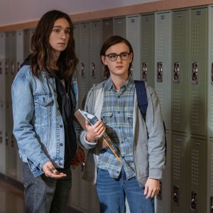 Metal Lords: Adrian Greensmith e Jaeden Martell in una sequenza