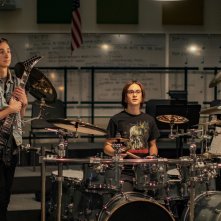 Metal Lords: Adrian Greensmith e Jaeden Martell in una scena