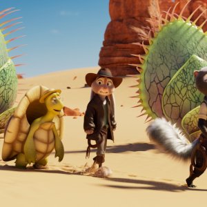 Hopper e il tempio perduto: una scena del film d'animazione