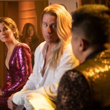 The Lost City: Sandra Bullock e Channing Tatum durante una scena