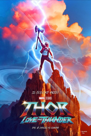 Thor Love Thunder Poster Italiano