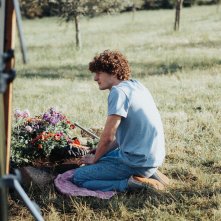 La tana: una foto dal set del film