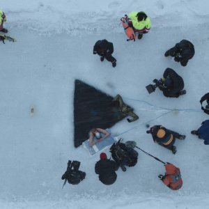 Trattieni il respiro - Un tuffo sotto il ghiaccio: una scena del corto
