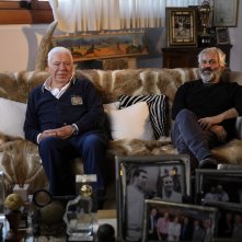 Una squadra - Il film: Nicola Pietrangeli e Domenico Procacci in una scena