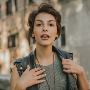 Criminali si diventa: Martina Fusaro in una foto sul set