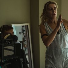 Tapirulàn: Claudia Gerini sul set