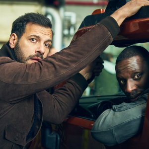 Due agenti molto speciali 2: Omar Sy e Laurent Lafitte in una scena del film