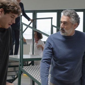 Rinascere: Giancarlo Commare e David Coco in una scena del film