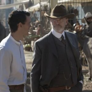 The son - Il figlio: Pierce Brosnan ed Henry Garrett in una scena
