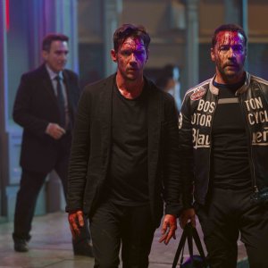 American Night: Jonathan Rhys Meyers e Jeremy Piven in una scena del film