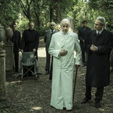 Esterno notte: Toni Servillo durante una scena del film