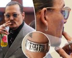 Johnny Depp indossa un anello con la scritta 'verità' durante la sua battaglia legale contro Amber Heard