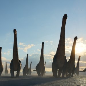 Il pianeta preistorico: un'immagine suggestiva del secondo episodio