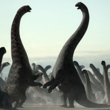 Il pianeta preistorico: sauropodi a confronto in un'immagine del secondo episodio