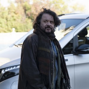 Con chi viaggi: Lillo in una scena del film