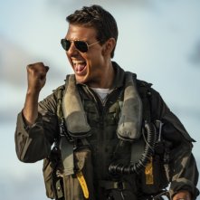 Top Gun: Maverick, Tom Cruise in una scena del sequel