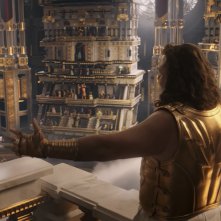 Thor: Love and Thunder, una scena del film