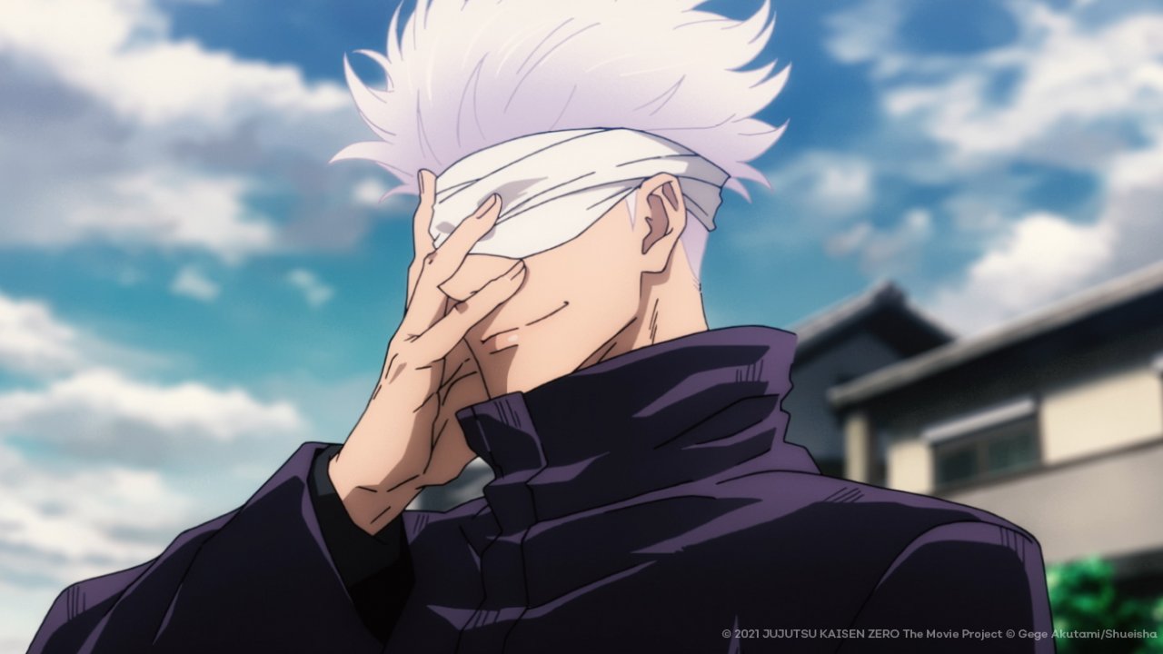 Una scena con Gojo di Jujutsu Kaisen