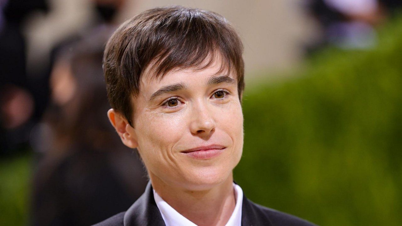 Un primo piano di Elliot Page